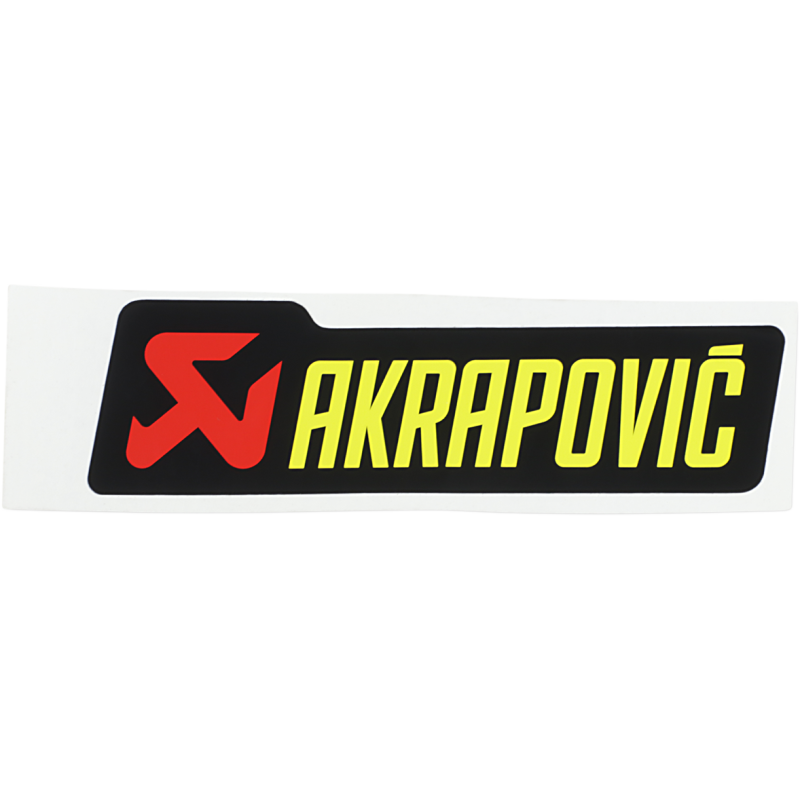 HORIZONTAL STICKR 150X44mm H/R AKRAPOVIC