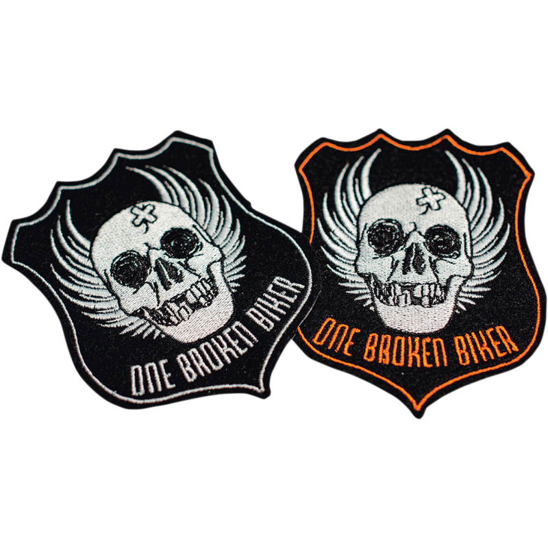 OBB SMALL CREST PATCH BLK & WHT