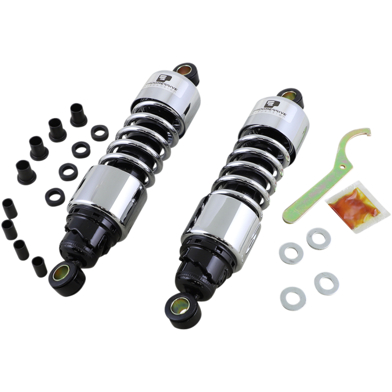 11.5" 06-16 FLH/FLT 412 STD CHROME SHCKS