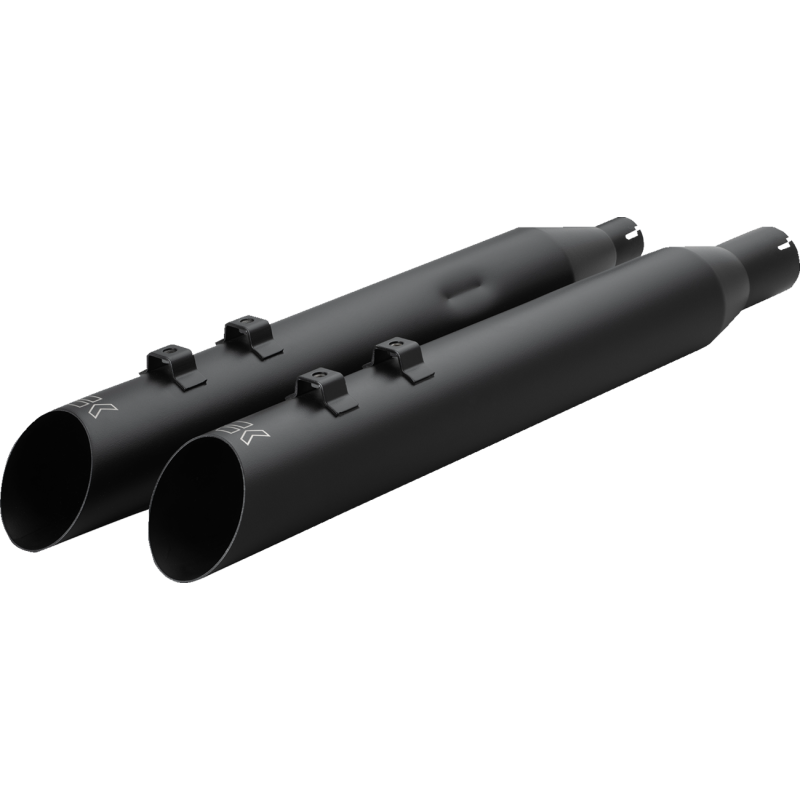 HP-Plus Slip-On Mufflers - Slash-Up - 4"- M8 - Black