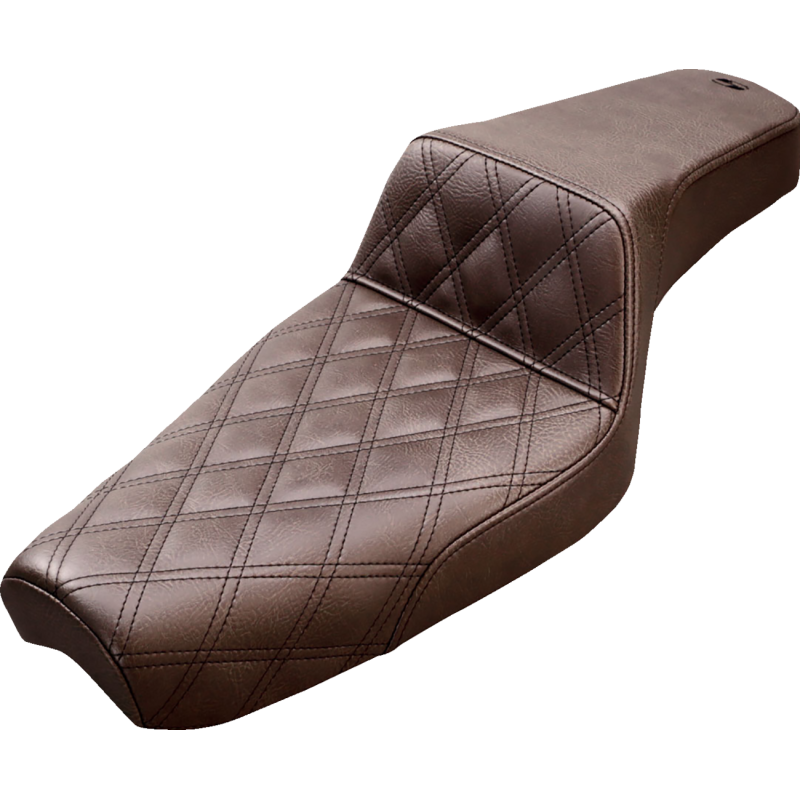 STEP-UP SEAT--FR. LATT. STITCH--BROWN