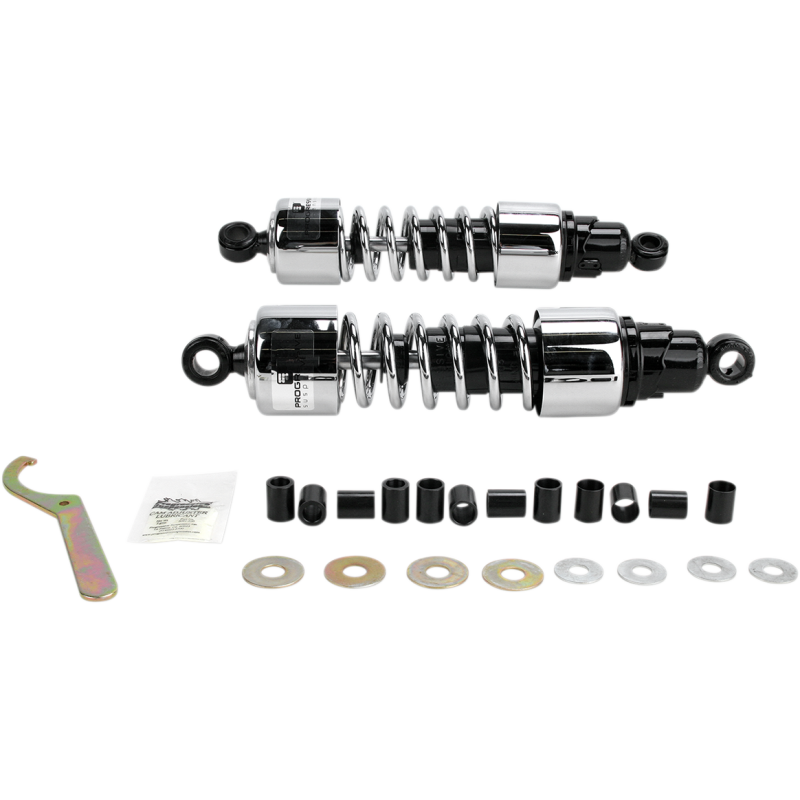 Shocks - 412 Cruiser Series - Chrome - 13" - Standard/Heavy