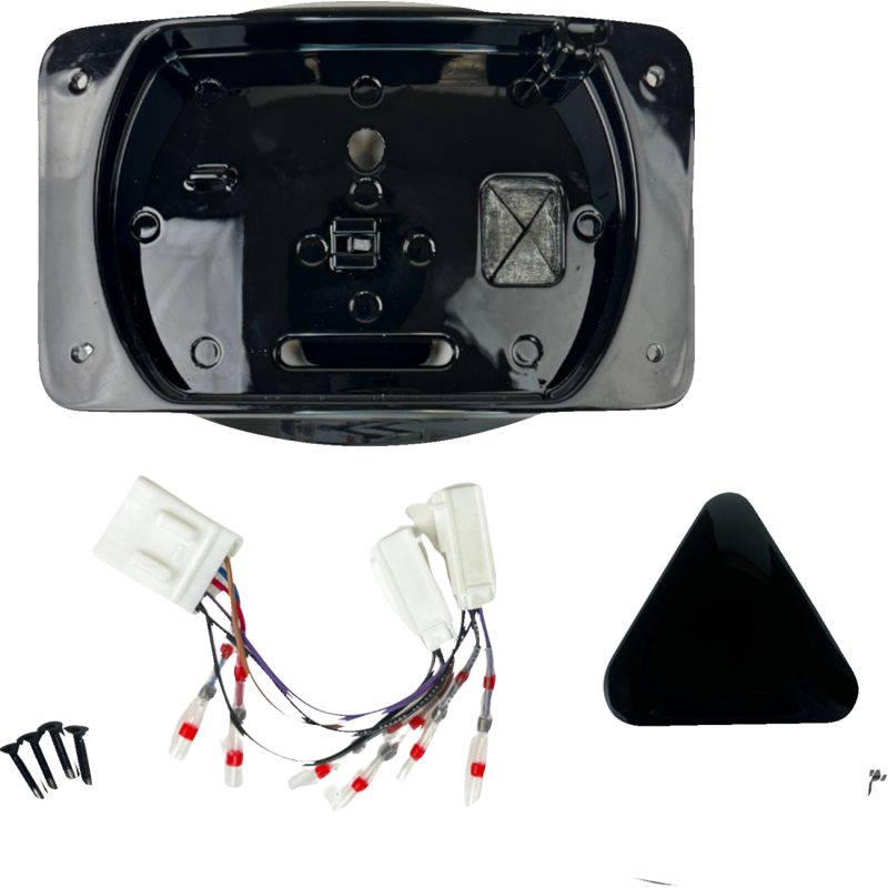 LICENSE PLATE MOUNT TAILLIGHT ELMINATOR BLACK