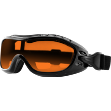 BOBSTER NIGHT HAWK GLOSS BLACK FRAME AMBER LENS