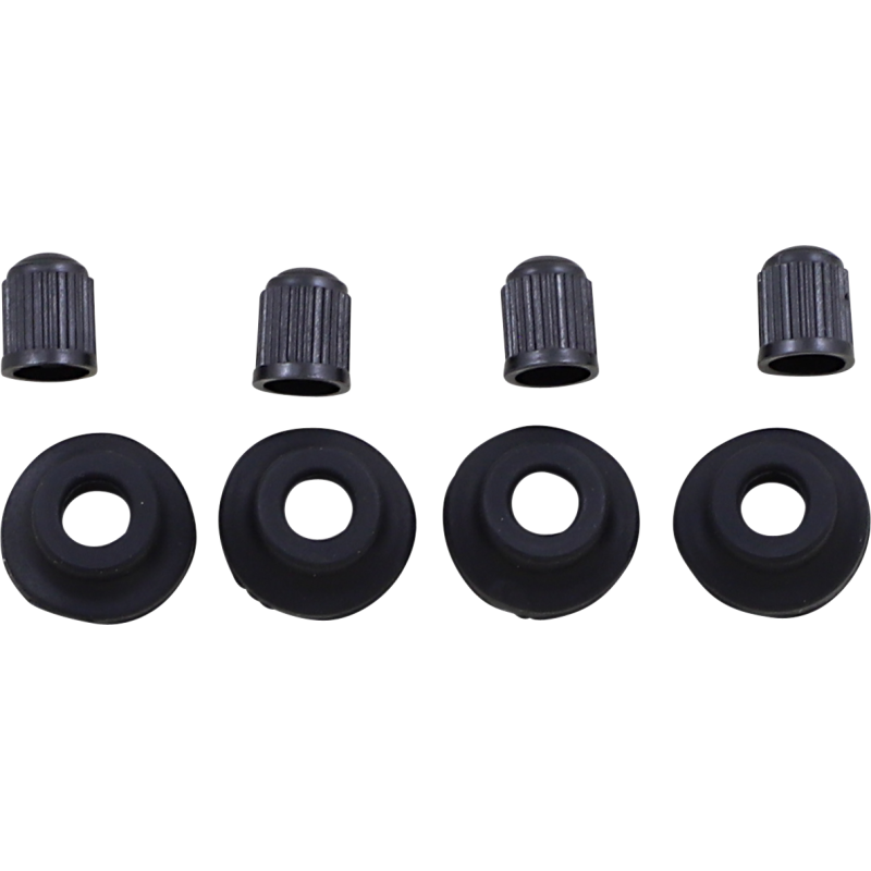Valve Stem Grommets & Caps (4Pk)
