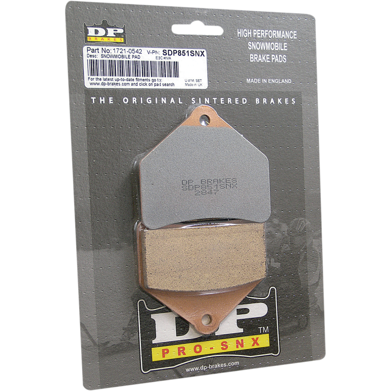 SDP518SNX SNOW HH COMPOUND BRAKE PAD SET