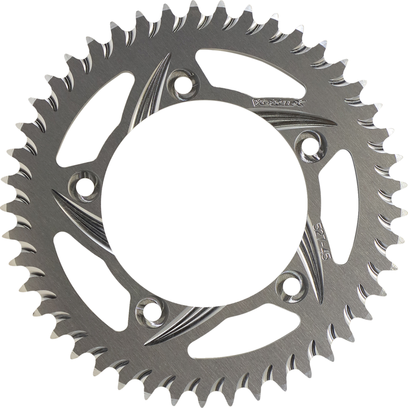 Aluminum Sprocket - Silver - Rear - 45 Tooth