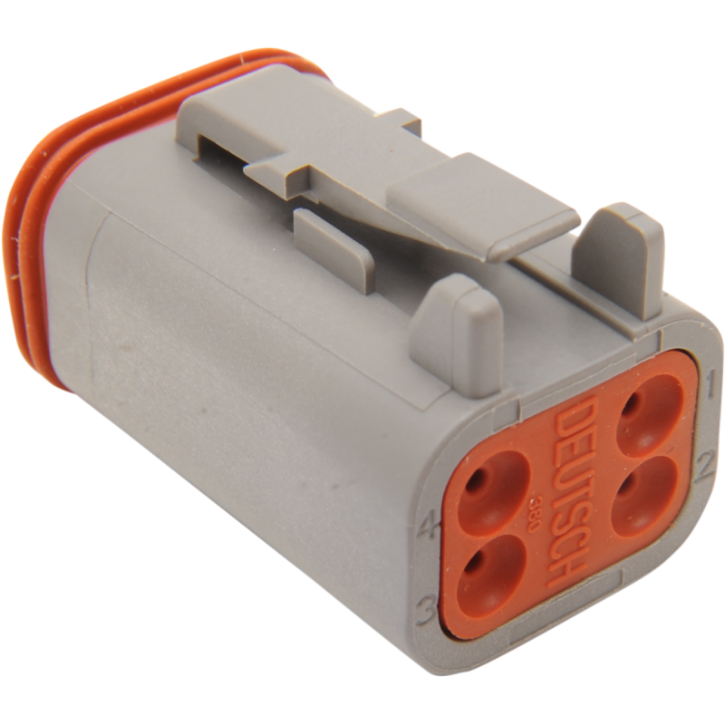 DEUTSCH GRAY 4 SOCKET CONNECTOR EA