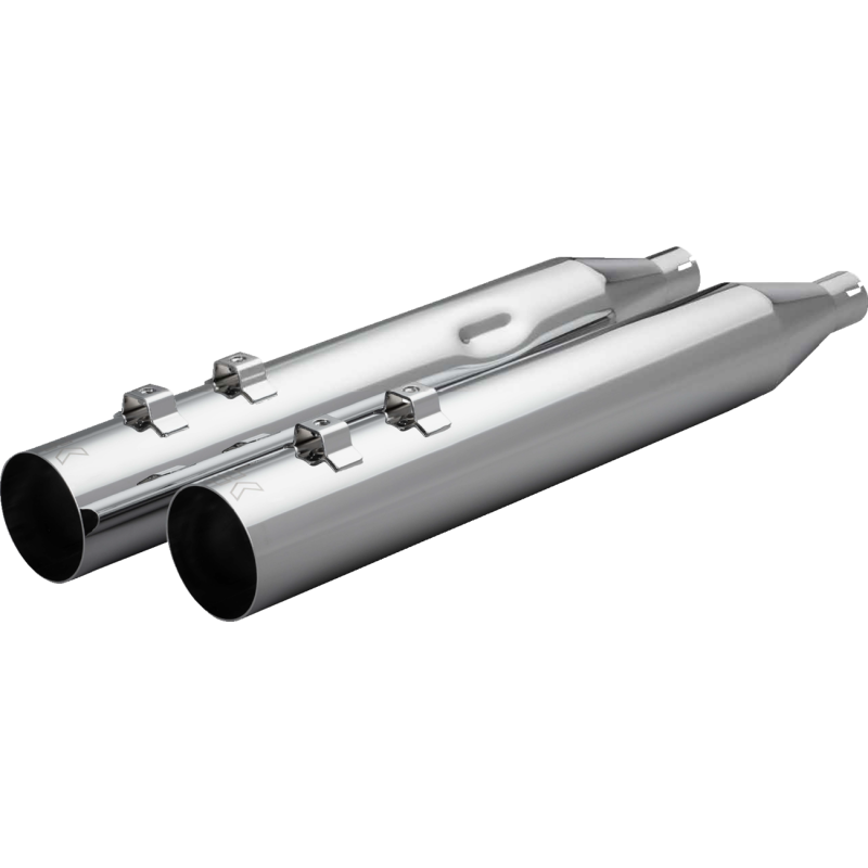 Slip-On Straight Cut Muffler - 4" - Trike/Twin Cam - CHR