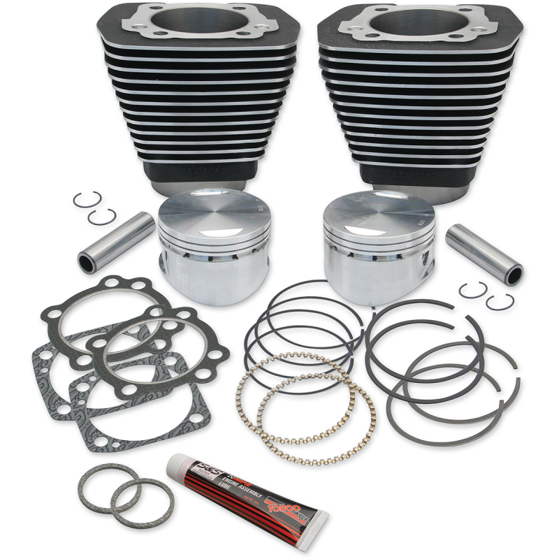 Cylinder,Kit,3-5/8" Bore,5.565",4-5/8" Stroke,92-1930,WBlack
