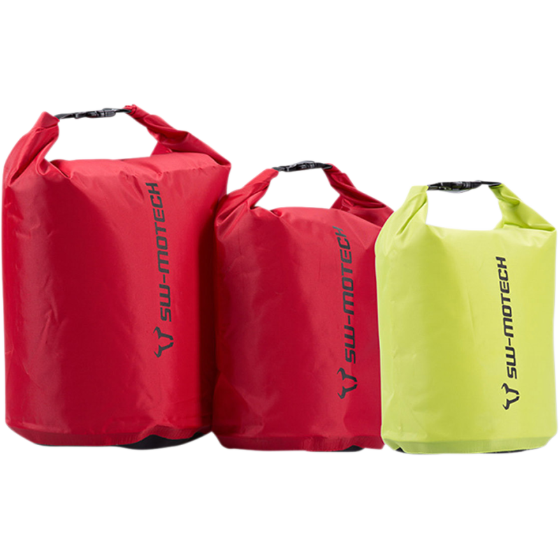 DRYPACK STORAGE BG SET 4,8,13L YLW/RED WP ROLL CLOSURE