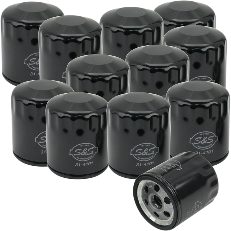 Filter, Oil, SB, SH <(>&<)> V-Series, Black, 12 Pack