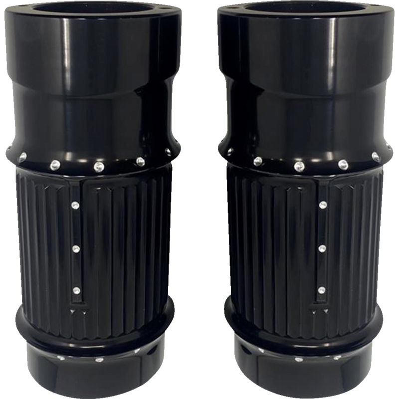 Fork Legs Bells - Fat - Dimpled - Black