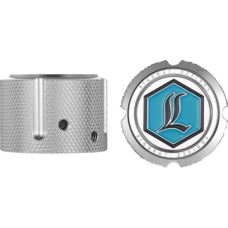 LEGENDS FRONT AXLE NUT COVER SILVER