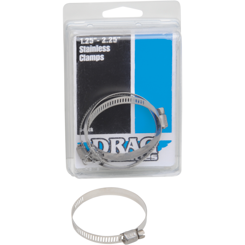 S/STEEL WORM CLAMP 1.25-2.25" (4PK)