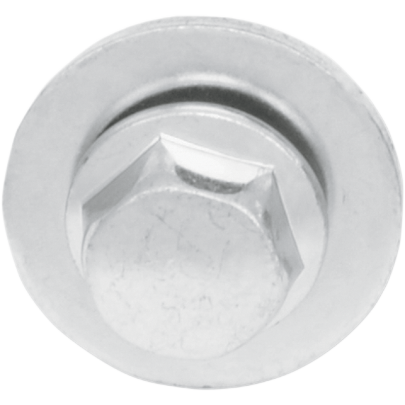 M6-1.0x12 8mm Hex Flange Bolt w 16mm Washer (10Pk)