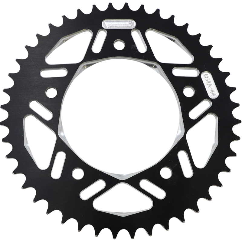Aluminum Sprocket - Black - Rear - 44 Tooth