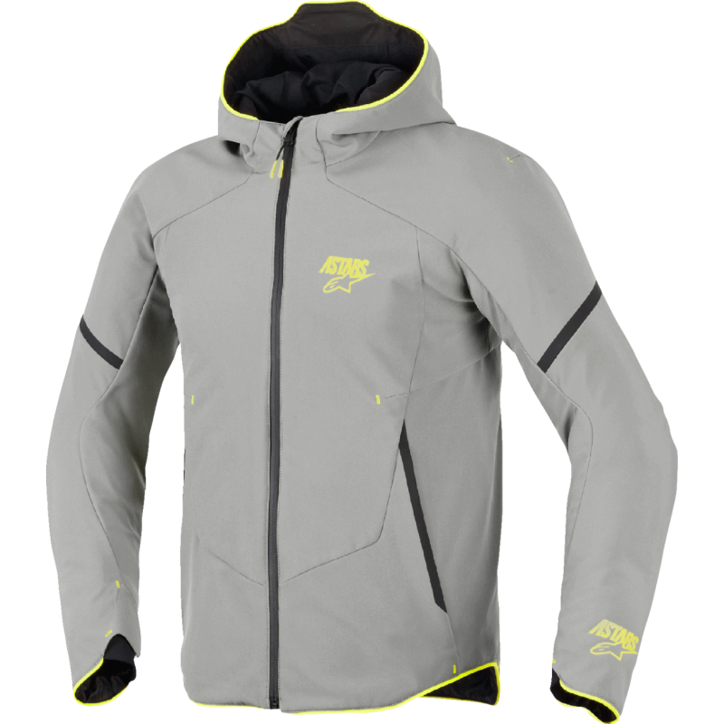 JACKET AEROSHELL WP GRAY/YELLOW L