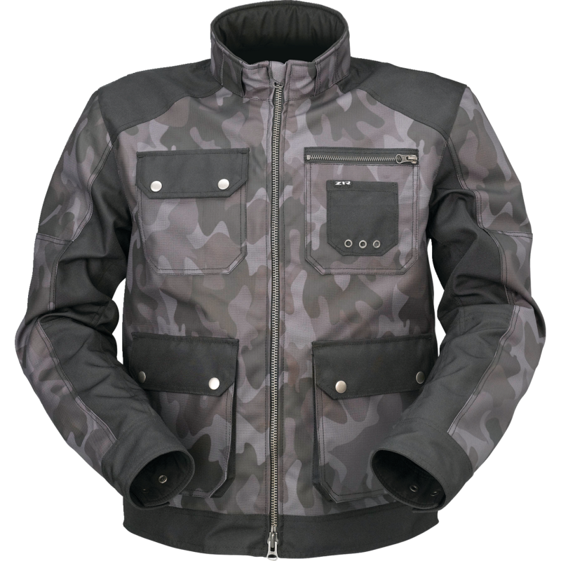 JKT CAMO GY/BK L