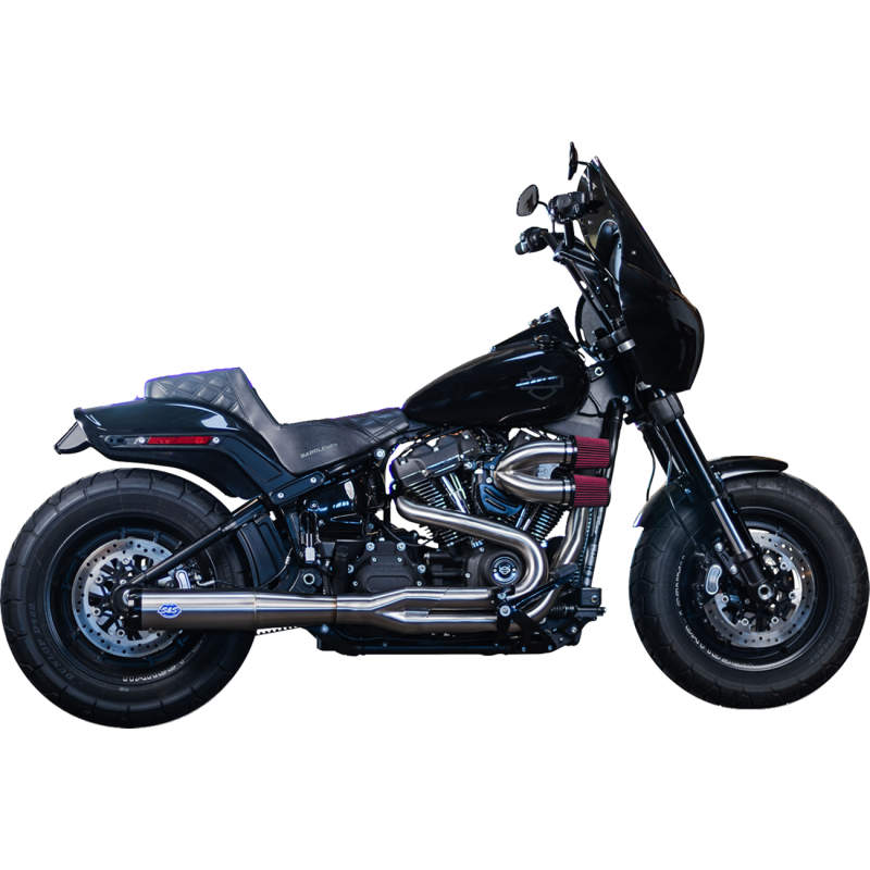 Exhuast Superstreet 2:1 Brushed SS R/O M8 Softail