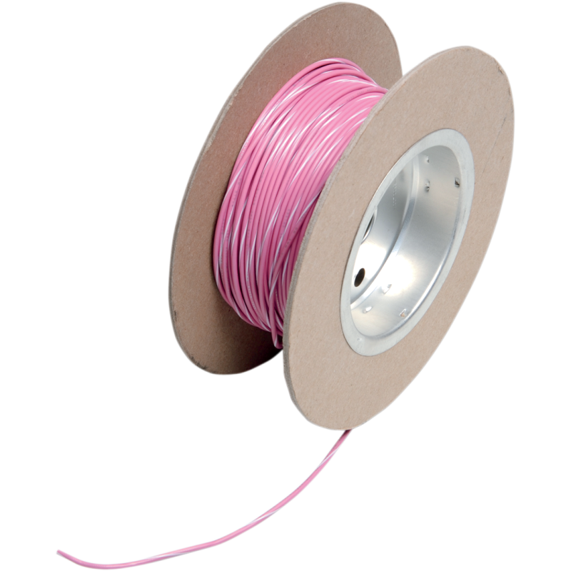 WIRE 18G 100' PINK/WHT