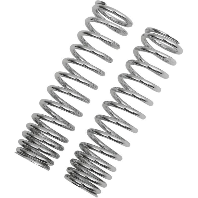 Shock Springs - 12/412-Series - Chrome - 90-130 lb/in