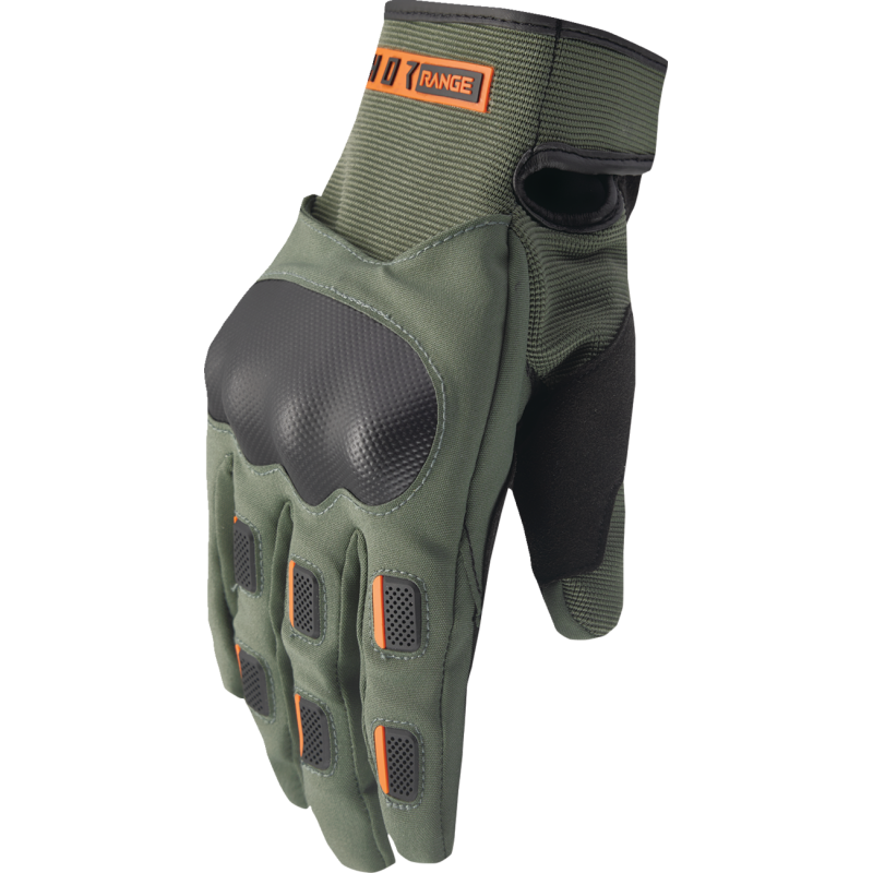 RANGE GLOVE ARMY/ORANGE SM