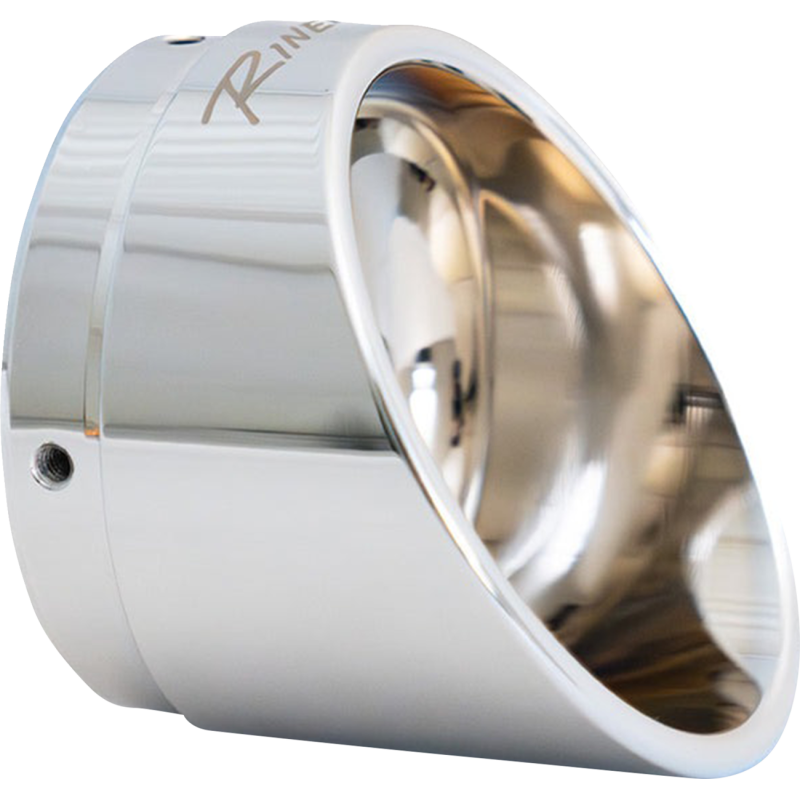 4.5" SLASH CUT END CAP PR CHROME