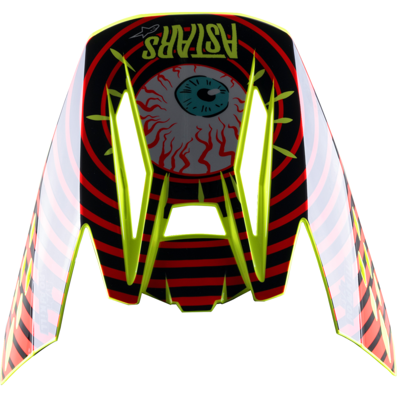 VISOR M5 SOLAR BK/RD/YL