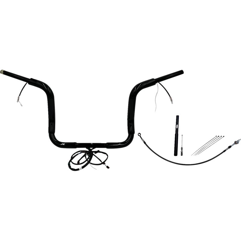 Handlebar Kit - Pointed Top - 12" - Black