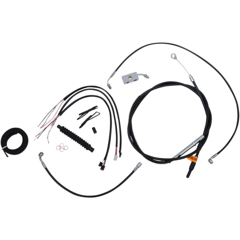2018 Softail Cable Kit Black 12-14" Apes w/Electrical