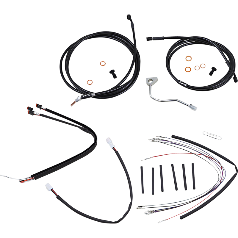Control Kit - 18" Ape Hanger Handlebars - ABS