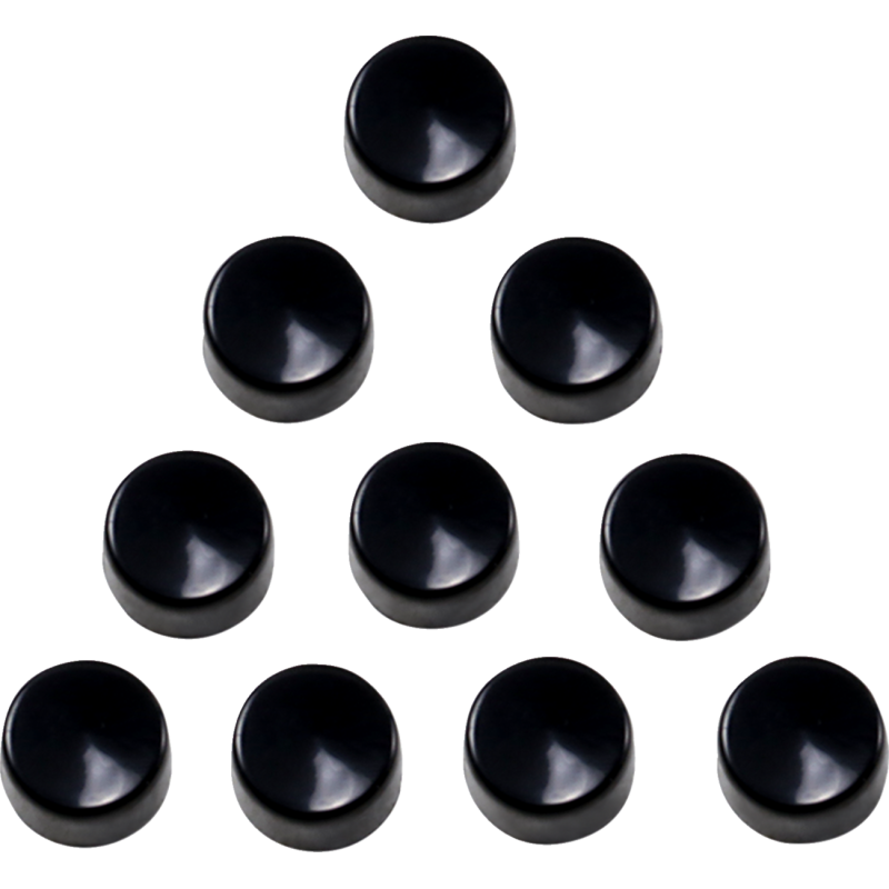 COVER BOLT 1/2 HEX BLK