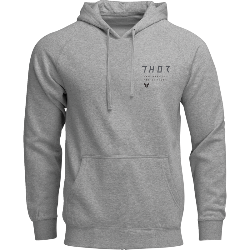 PULLOVER STAMP HTR GY MD