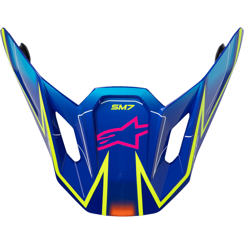VISOR SM7 CAST BLU/YL/PINK