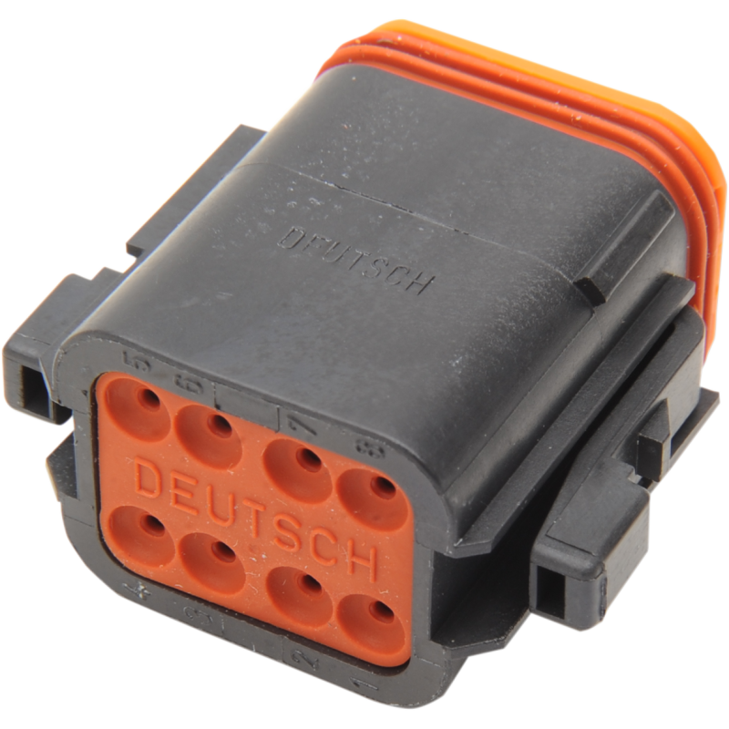 DEUTSCH BLACK 8 SOCKET CONNECTOR EA