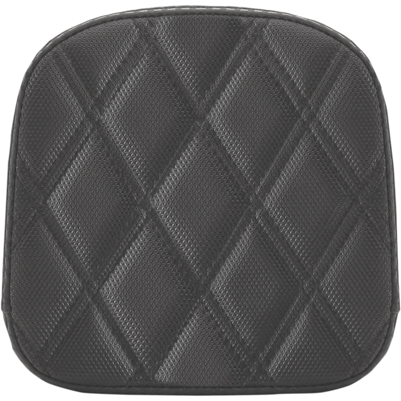 Sissy Bar Pad - Lattice Stitched - Black
