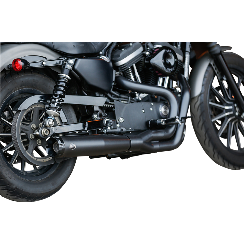EXHAUST BLK 2:1 07-13 XL