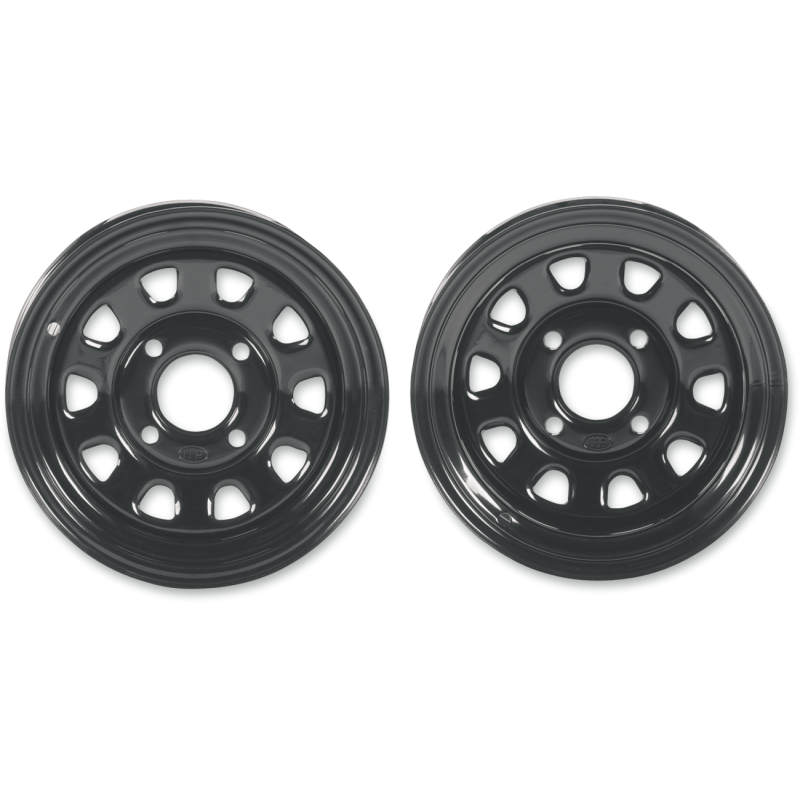 DELTA STEEL 14X7 4/137 4+3 12mm BLACK