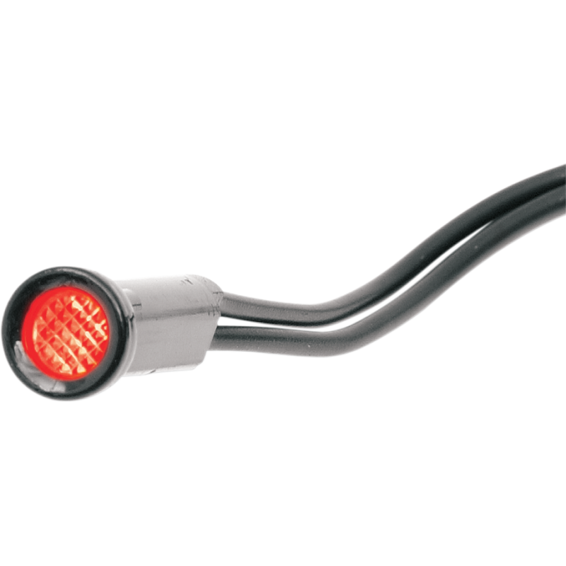 RED PURSUIT SNAP IN INDICATOR LIGHT EA