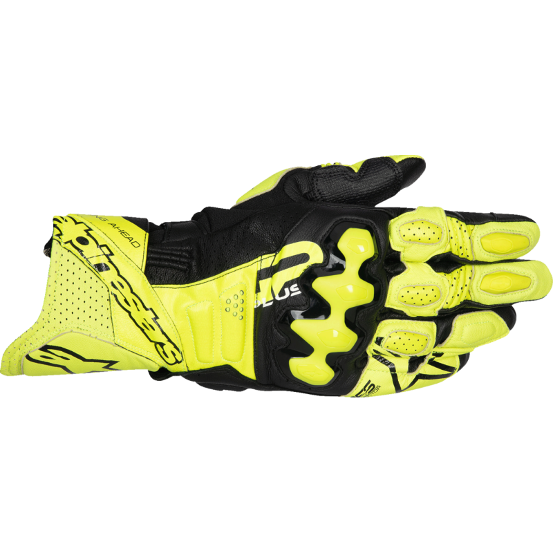 GLOVE GP+ R V3 LTHR YEL/BLK S