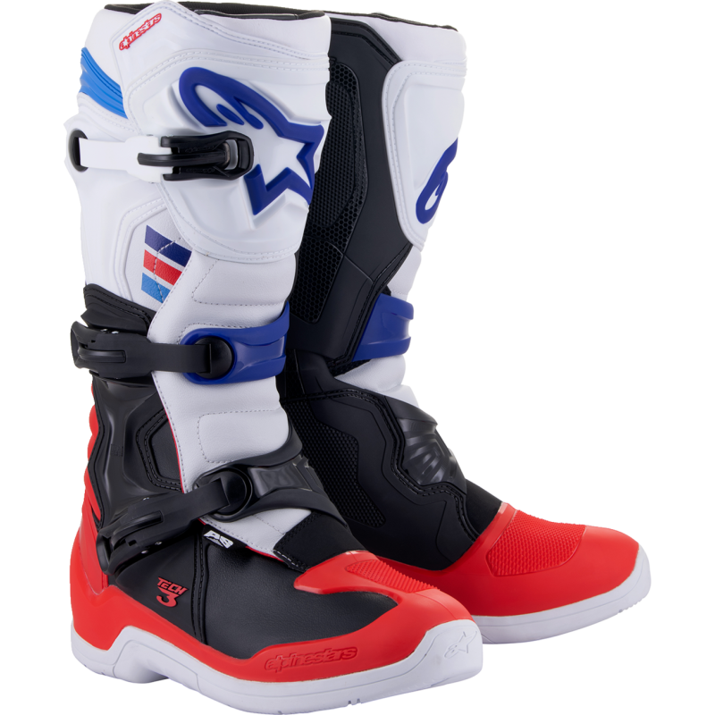 BOOT T3 WT/RD/BL 8