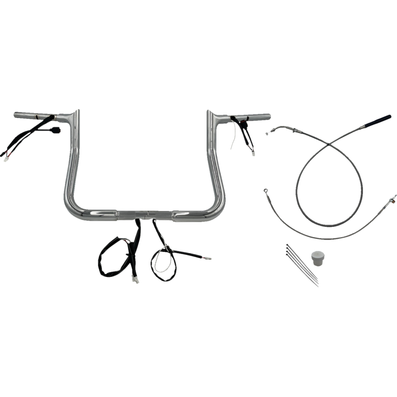 1-1/4" EZ Install Pointed Top Handlebar - 11" - CHR