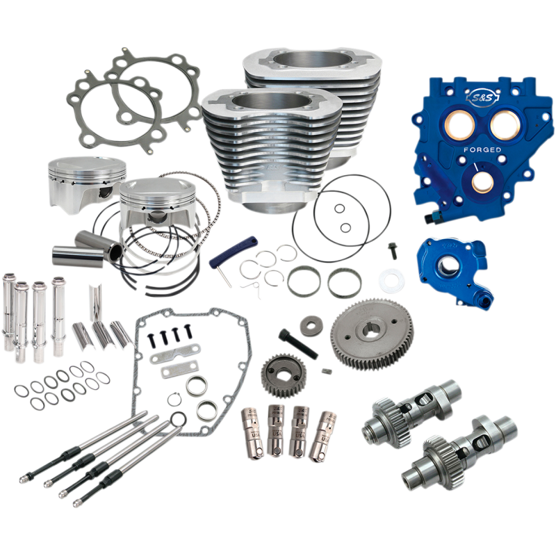 Powr Pk, 4"bore, SILVER, 585GE, 07-17 exc 17 touring