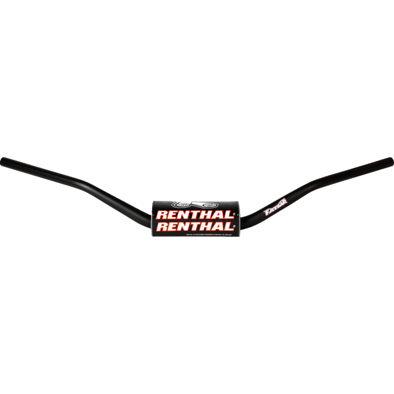 RENTHAL FLAT TRACK FATBAR BLACK 843