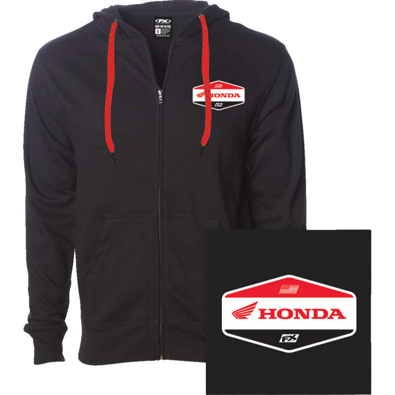 HONDA STADIUM ZIP UP BLK LG