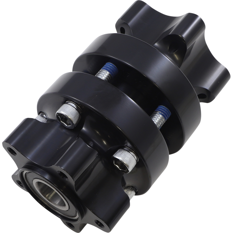 HUB FT DUAL 00-07 FLT BLK