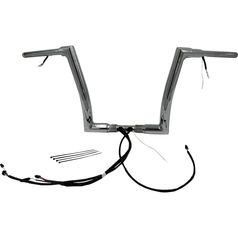 Handlebar Kit - Flat Top - 12" - Chrome