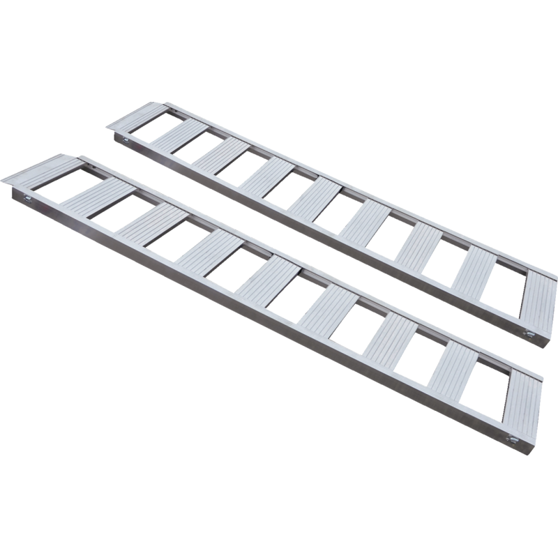 (2) 9" X 72" 1000 LB STRAIGHT  ALUMINUM RAMPS