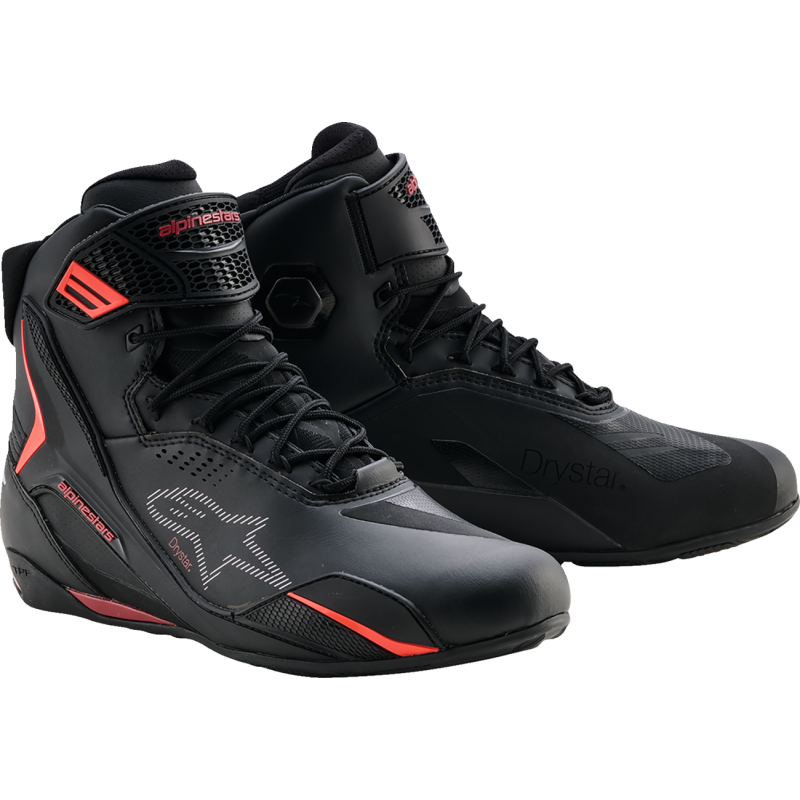 SHOES FASTER-4 DS BLACK/RIO RED/FLUO 11